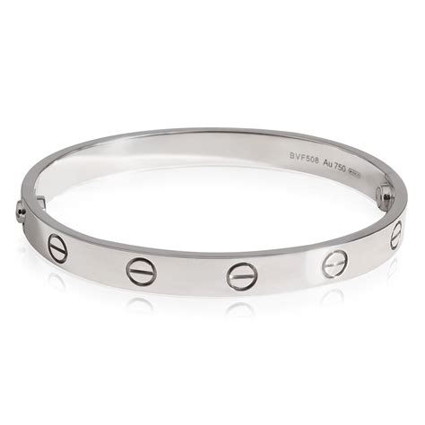 cartier love bracelet with diamonds white gold|17 750 cartier crd 094835.